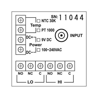 4801C ec controller aansluitingen