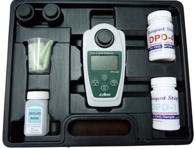 Gondo FTC420 fotometer voor vrij en totaal chloor