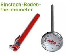 Insteek temperatuurmeter, 12cm