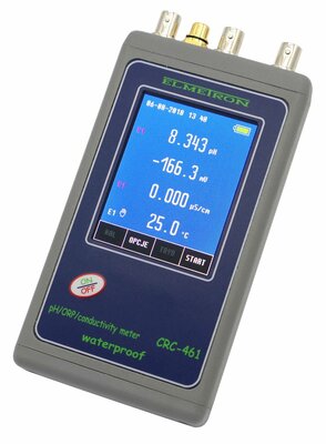Elmetron CRC461 ph, ec en redox simultaan touchscreen