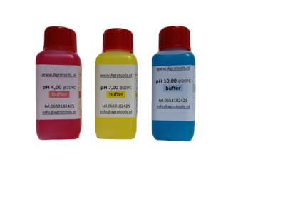 pH buffers 4/6.86/7/9/9.18/10  in 100/250/500ml of 1 liter