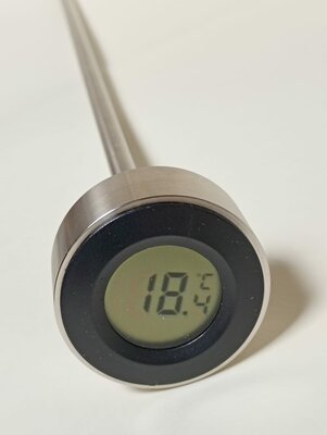Stelzner digitale temperatuursteeklans 0.5m